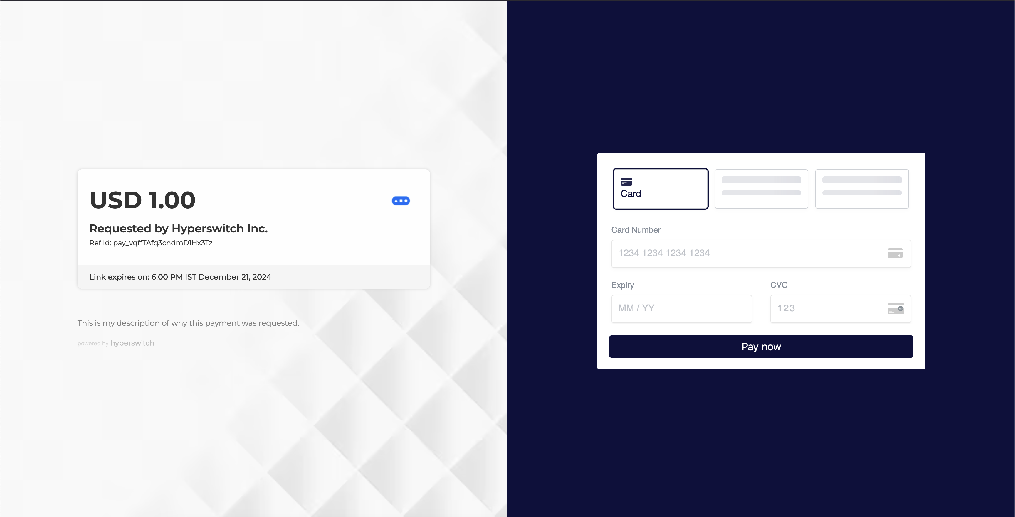 Visible branding (default behaviour)